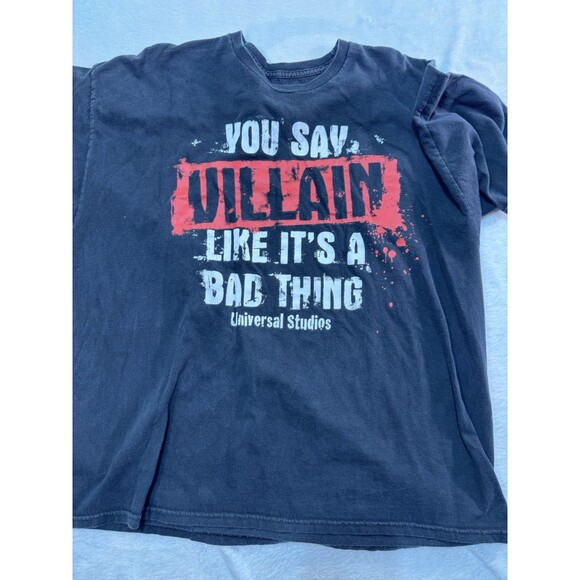 Universal Studios Florida - You say villain like it’s a bad thing T Shirt 2XL - Picture 1 of 6